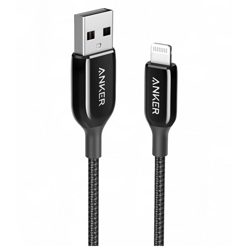 Anker PowerLine+ III USB-A to Lightning Cable 10ft – Black