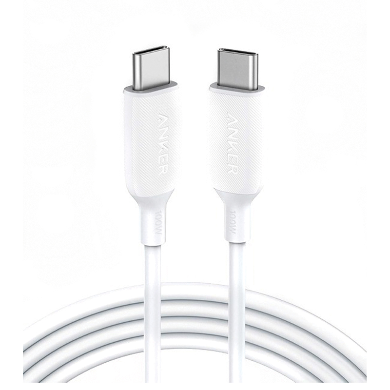 Anker Powerline III USB-C to USB-C 2.0 100W Cable – White