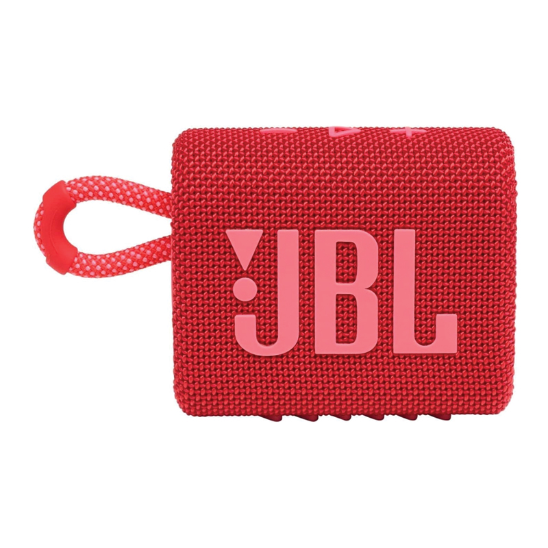 JBL Go 3 – Portable Speaker with Waterproof and Dustproof – Red
