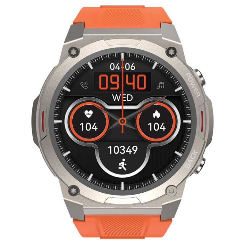 HiFuture FutureGo Mix2 AMOLED Wireless Calling Smartwatch – Orange