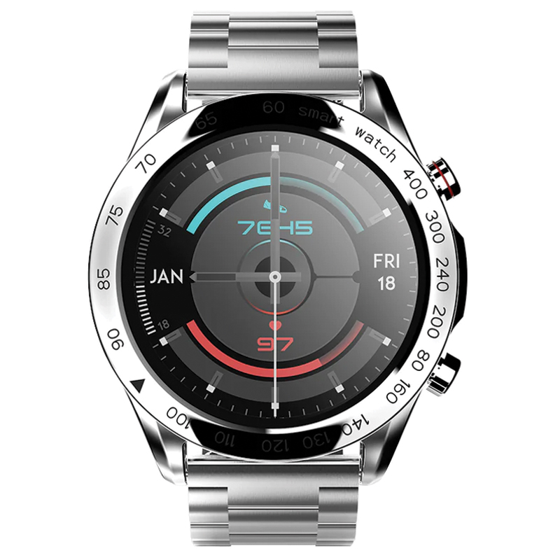 HiFuture FutureGo Pro Stainless Steel Smartwatch – Silver