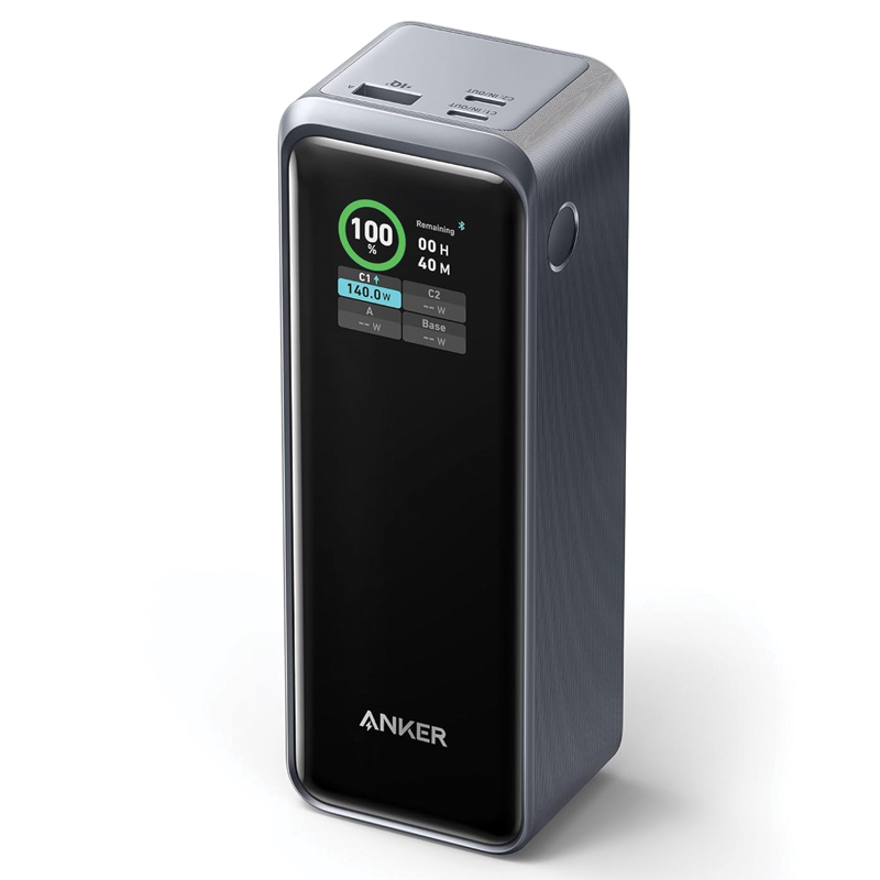 Anker Prime PowerBank 250W 27650mAh Smart Digital Display A1340011 – Black
