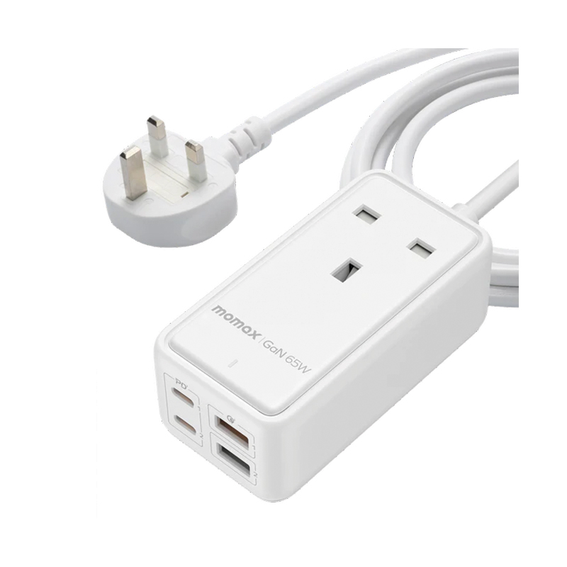 Momax Oneplug 65W Gan Extension Cord With Usb