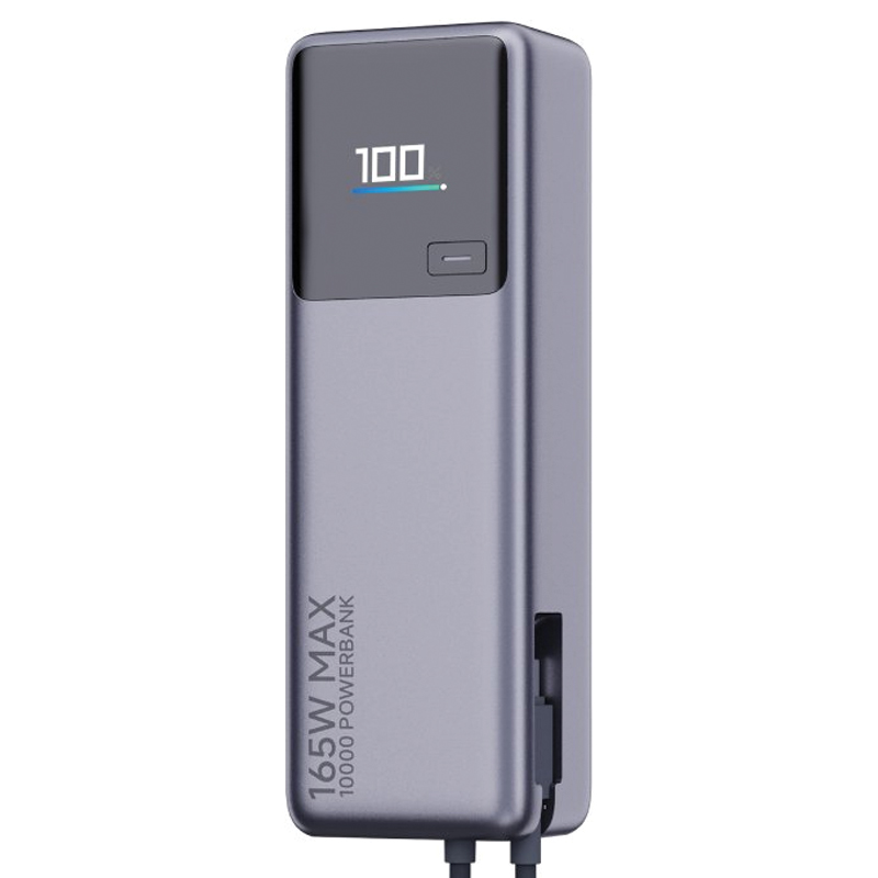 Xiaomi 165W Power Bank 10000mAh (Integrated Cable) – Gray