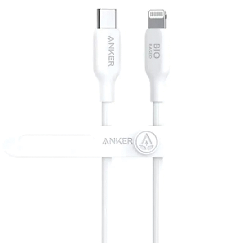 Anker 544 Usb-C To Usb-C Cable (Bio-Based 3Ft – White – A80B1H21