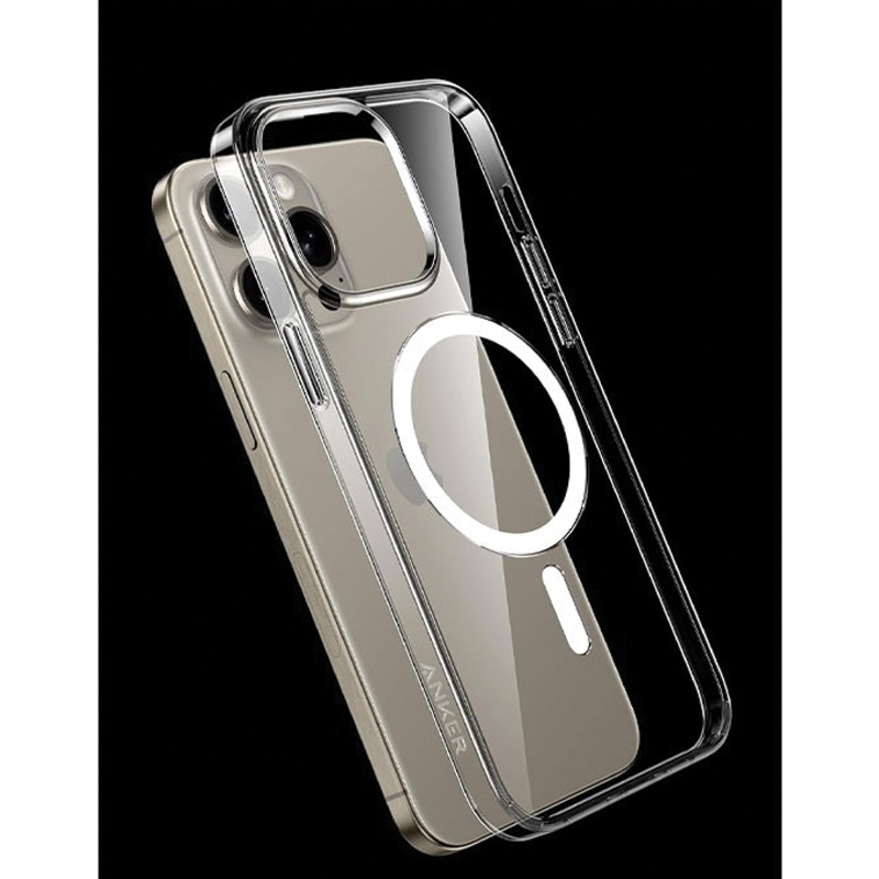 Anker MagSafe Compatible | Preserve Pure Transparency | Clear Phone Case For iPhone 16 Pro – A90H4H0C