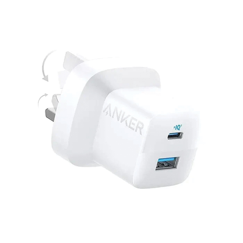 Anker Select 2 Port | 20W High Speed Charger | White – A2348K21