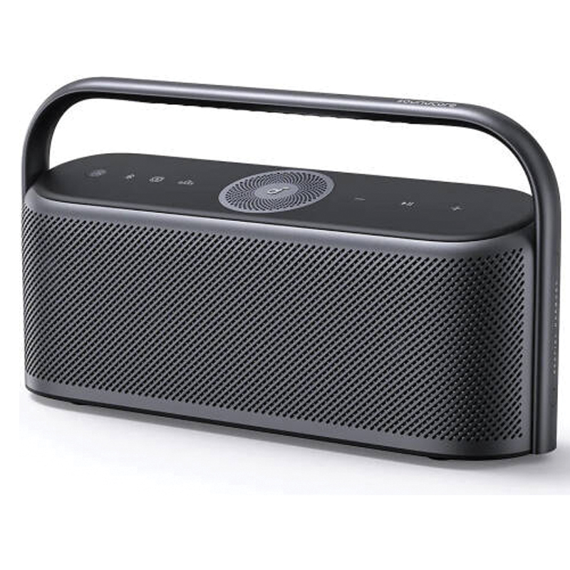 Anker Soundcore Motion X600 Portable Bluetooth Speaker (50W Sound | IPX7 | Pro EQ | AUX-in | A3130011) – Polar Grey