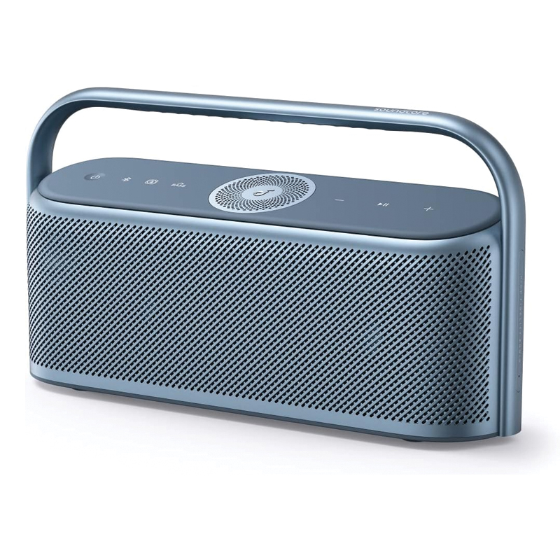 Anker Soundcore Motion X600 Portable Bluetooth Speaker (50W Sound | IPX7 | Pro EQ | AUX-in | A3131031) – Blue