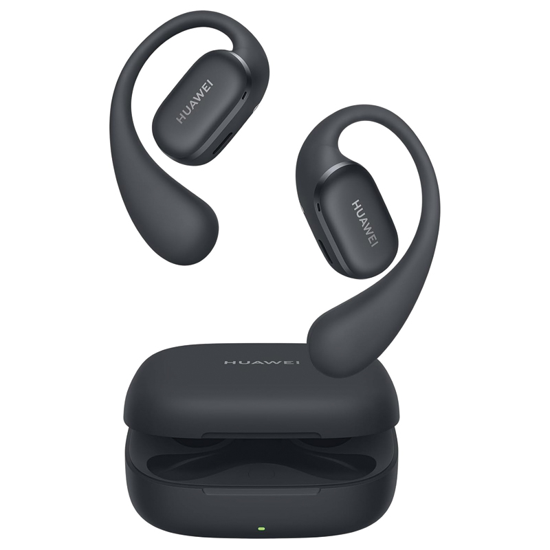 HUAWEI FreeArc – Black (Secure Fit and Comfort / IP57 Water Resistance / Dynamic Bass / 28 Hours Playtime / Sports Earphones / Headset for Running Workout Driving / iOS & Android) – (Huawei Sports Gift Box)