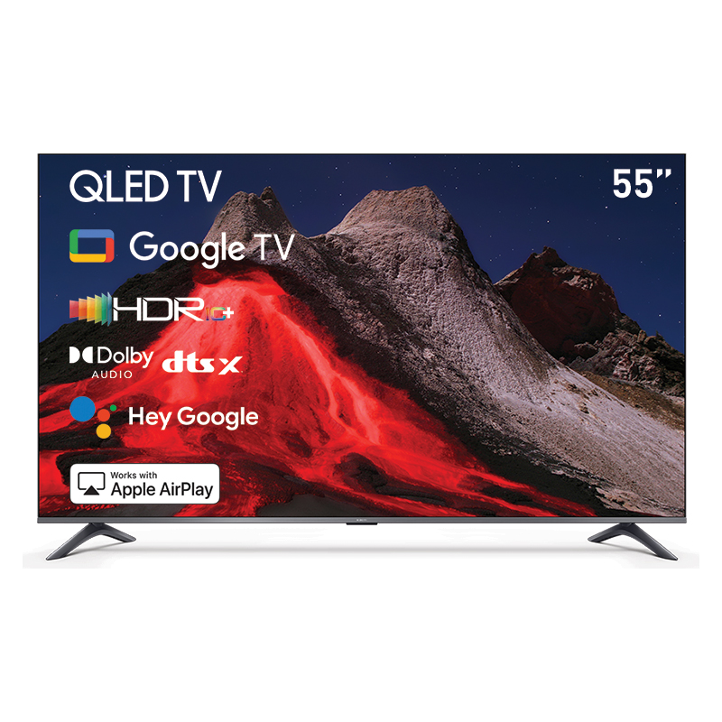 Xiaomi TV A Pro 2026 QLED – 55 Inch (Google TV | QLED | 4K 120Hz Display | Dolby Audio, DTS-X, And DTS Virtual:X | Premium Quality Metallic Design | 360° Bluetooth Remote Control)