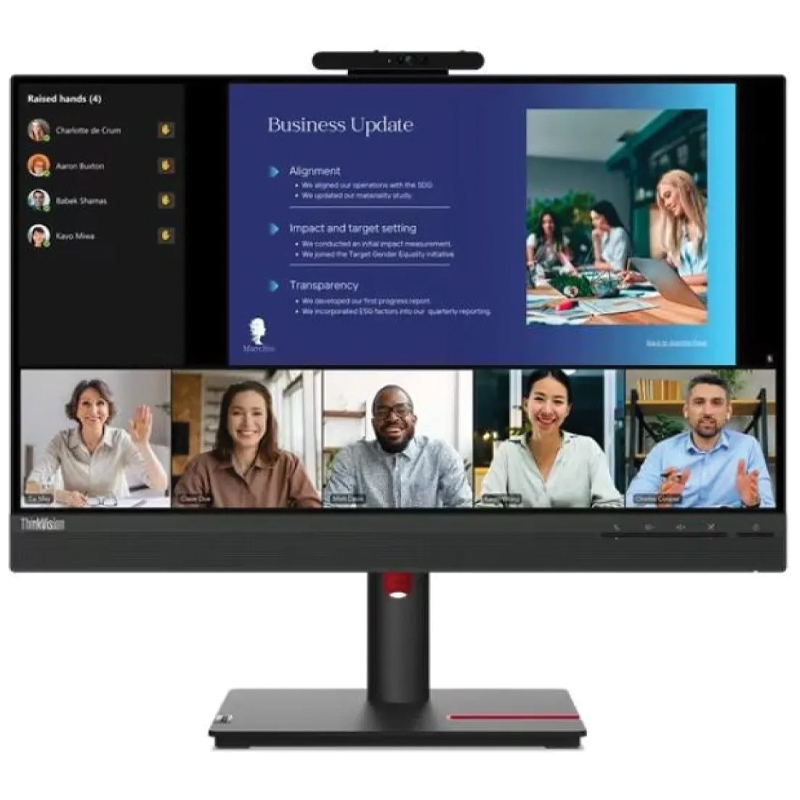 Lenovo ThinkVision T24v-30 | 23.8 Inch Monitor | 63D8MAT3UK
