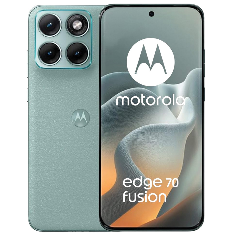 Motorola Moto Edge 70 Fusion 5G 12GB 256GB – Pantone Blue Surf (68W Charger + Motorola Moto Buds TWS Earbuds + Protective Case)