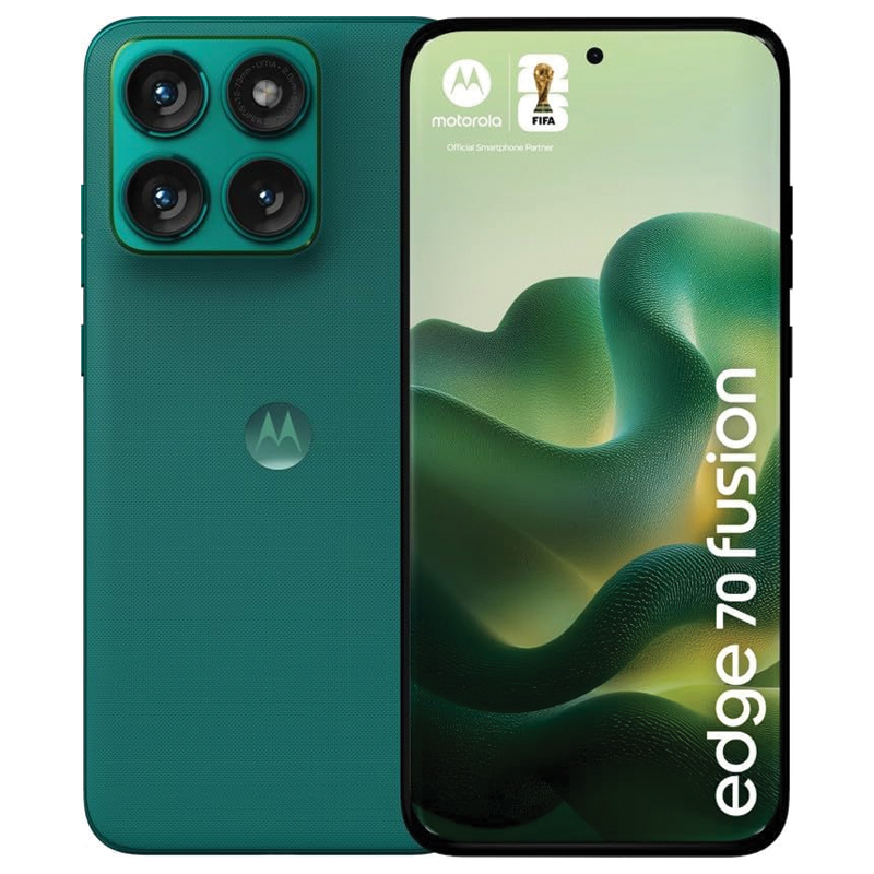 Motorola Moto Edge 70 Fusion 5G 12GB 256GB – Pantone Sporting Green (68W Charger + Motorola Moto Buds TWS Earbuds + Protective Case)