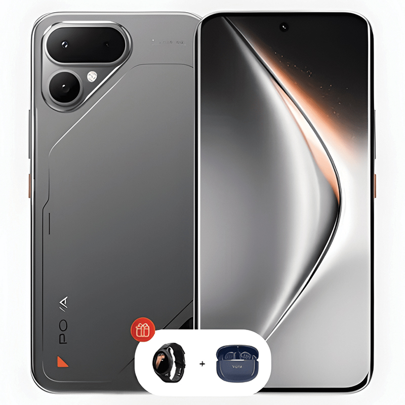 Tecno Pova Curve 2 5G 12GB 256GB (Tecno Watch 3 , Buds Air)- Storm Titanium