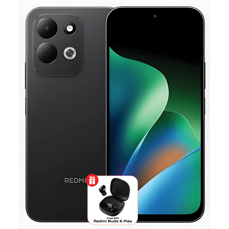 Xiaomi Redmi 17 4G 4GB 256GB (with Redmi Buds 6 Play) – Black