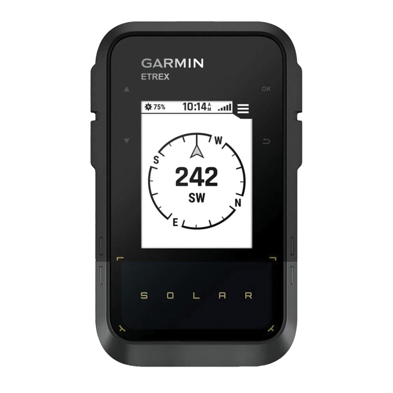 Garmin eTrex® Solar GPS Handheld Navigator | Solar Powered | 2.2-inch Display | Multi-Band GPS | Bluetooth | IPX7 | 010-02782-00