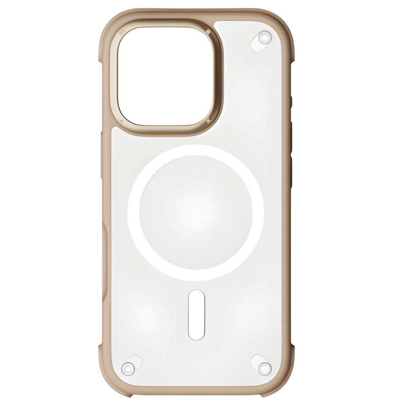MOMAX CaseFORM Air Magnetic Shock-Proof Case for iPhone 16 Pro Max – MagSafe Compatible – 3m Drop Protection – MUAP24XLL2 – Sandstone