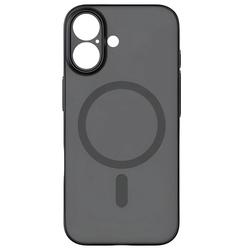MOMAX CaseFORM Lite Magnetic Case for iPhone 17 – MagSafe Compatible – Ultra-Thin – MTAP25SD – Obsidian Black