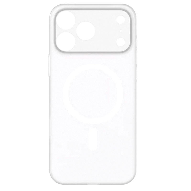 MOMAX CaseFORM Lite Magnetic Case for iPhone 17 Pro Max – MagSafe Compatible – 0.8mm Ultra-Thin – MTAP25XLW – Transparent White