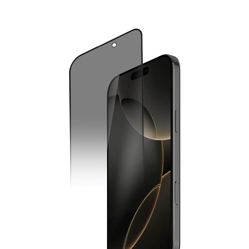 MOMAX Glass Pro+ Anti-Spy HD Tempered Glass for iPhone 17 – Black