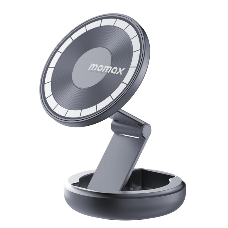 MOMAX Pac Mount Multi-Use Magnetic Car Mount – Grey