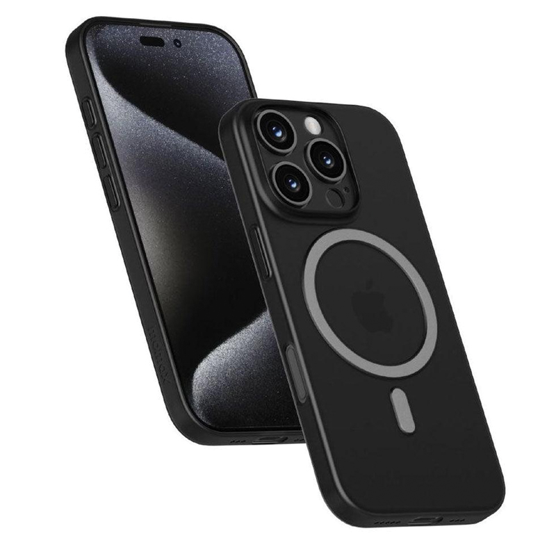 MOMAX UltraThin Magnetic Case for iPhone 16 Pro Max 6.9″ – Black